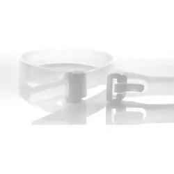 Wiederlösbare Kabelbinder 100 x 7,6 mm natur - 500 Stück - Hochwertige wiederlösbare Kabelbinder aus Polyamid 6.6, ideal zum schnellen Befestigen und Binden. Mit abgerundeten Spitzen für einfache Handhabung und hervorragender Zugfestigkeit.