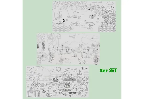 TikTakToo Malvorlage großes Malhaus 106x84x110 cm (Spar-Set)