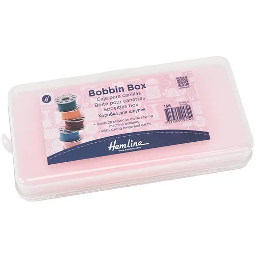 Hemline Spulenbox mit Einsatz (für 28 Spulen/ 28 x 9 x 2 cm)