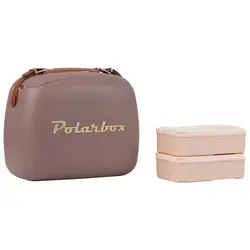 Kühltasche Polarbox in Mauve, 6l - Kühlboxen & Kühltaschen mit praktischem Design, inklusive 2 Lunchboxen und effektiver Isolierung für kühle Speisen und Getränke bis 24 °C. Ideal für Ausflüge und Picknicks.