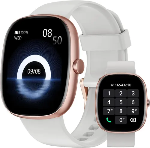 TAYSHILEY Damen Smartwatch mit Bluetooth Anruf - Smartwatch mit 1,25