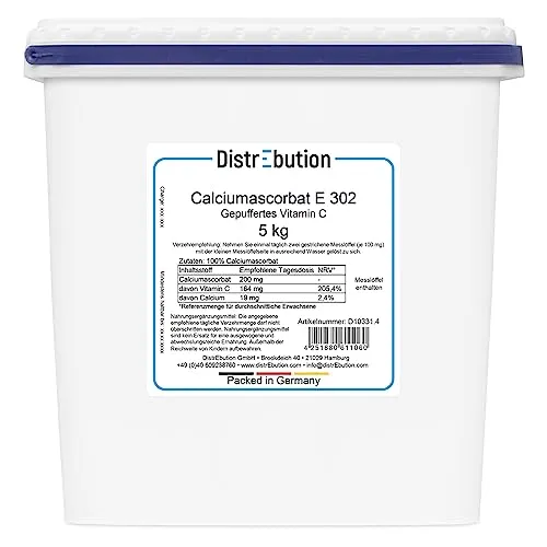 Vitamin C Pulver 5kg Calciumascorbat E 302 gepuffert