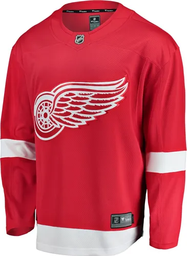 Detroit Red Wings Home Breakaway Jersey - NHL Breakaway Jersey für Fans der Detroit Red Wings. Leichtes, atmungsaktives Material sorgt für Komfort. Mit flexiblen Patches und optimaler Passform für ein tolles Tragegefühl.