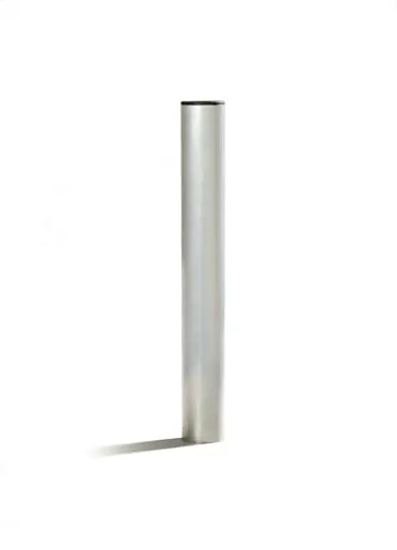 Schneck Bodenhülse für Sonnensegelmast 42mm 75cm Länge 80° inkl. Abdeckkappe, Hülse