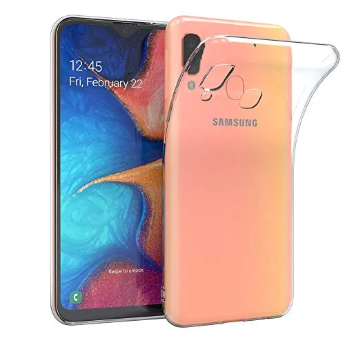 Produktbild EAZY CASE Hülle kompatibel mit Samsung Galaxy A20e Schutzhülle Silikon, Ultra dünn, Slimcover, Handyhülle, Silikonhülle, Backcover, Durchsichtig, Klar Transparent