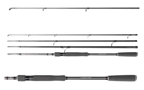 Daiwa Fuego Predator Jigger Spin Jig-Spinnrute ML - Angelrute ML, 270 cm lang und ideal für das gezielte Angeln auf Raubfische mit einem Wurfgewicht von 4-18g, perfekt für Abenteuerreisen.