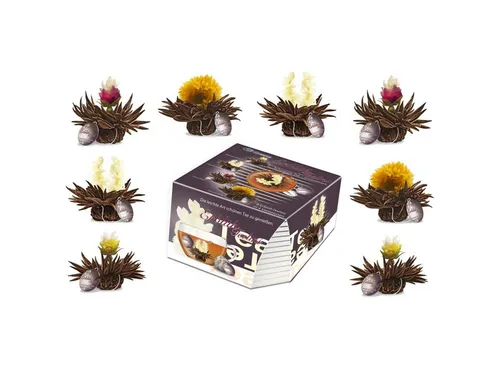 Creano Tee Teeblumen im Tassenformat in schwarz von CREARTEC