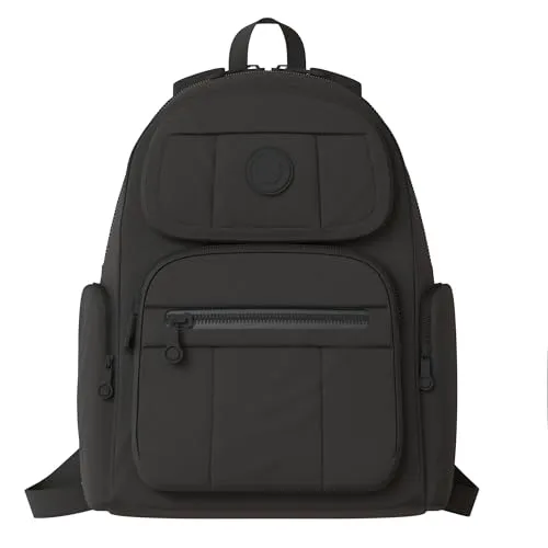 Damen Canvas Cityrucksack 30623 Schwarz