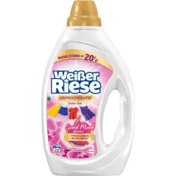 Produktbild Henkel AG & Co. KGaA Weißer Riese Color Gel Aromatherapie Orchidee Flüssigwaschmittel, Ergiebiges Colorwaschmittel mit starker Fleckenentfernung, 990 ml