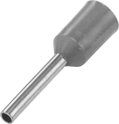 Produktbild TRU Components 1091280 Aderendhülse 0.75mm² Teilisoliert Grau 100St.