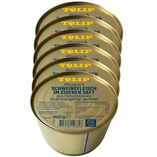 TULIP 6x 400g Schweinefleisch im eigenen Saft
