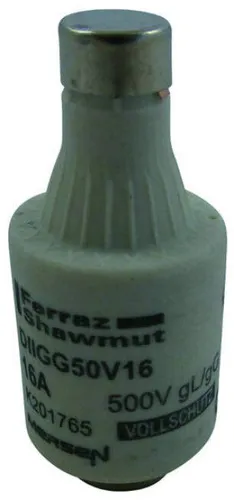 Mersen 597.0167 Diazed- Sicherungseinsatz DII 16A, E27