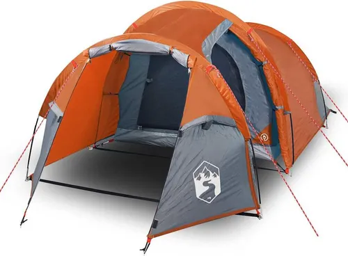 vidaXL Tunnelzelt für 2 Personen, Wasserdichtes Campingzelt - Zelt für Outdoor-Abenteuer mit abnehmbarem Überzelt und hervorragendem Wetterschutz. Rundum wasserdicht und ideal für komfortables Campen.