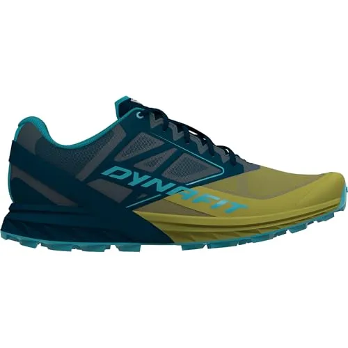 Dynafit Alpine Herren Traillaufschuhe - Oliv Dunkelgrün 8,5 - Laufschuhe für Trailrunning, bieten perfekten Halt und Traktion auf anspruchsvollem Terrain.
