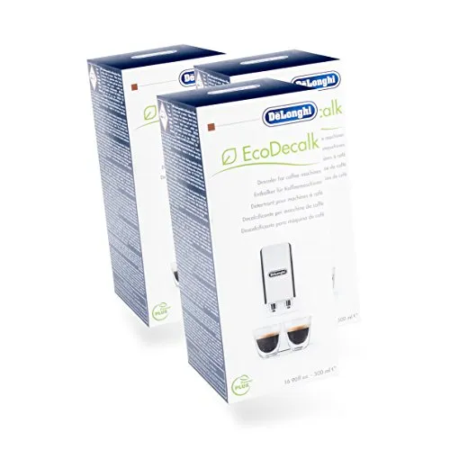 DeLonghi Entkalker/ EcoDecalk für Kaffevollautomaten und Kaffeemaschinen/ je 500ml/ PowerPlus / DLSC500 3 x