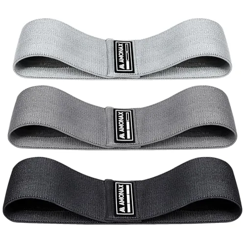 Amonax fitnessbänder für Frauen, wiederstandsbaender Set po trainingsgerät, Resistance Band Kniebeugenübungen, Exercise Band abnehmen geräte für zuhause, sportgeräte Fitness zuhause