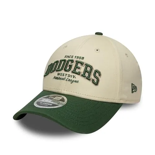 New Era 9Forty M-Crown Cap - WORDMARK Los Angeles Dodgers - Stylische Snapback-Cap für Herren, ideal für Freizeitaktivitäten. Aus 100% Baumwolle gefertigt, bietet sie hohen Tragekomfort und ein cooles Design. Perfekt für den Sommer!