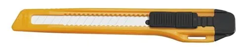 Westcott E-84000 BP Cutter Office, leichtes Kunststoffgehäuse, 9 mm, orange/schwarz