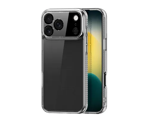 Dux Ducis Handyhülle Clin Kristallklar Case Kompatibel mit iPhone 17 Pro Max Transparent 6,9, Rückseite mit Anti-Vergilbungs-Eigenschaften und Magnetfunktion