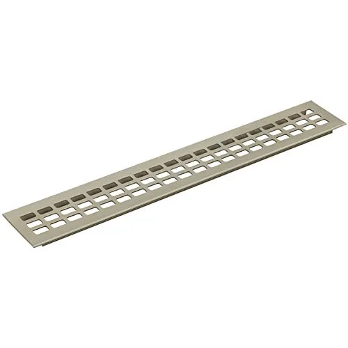 vasalat Lüftungsgitter Kühlschrank 600x80 mm, einsteckbares Lüftungsblech