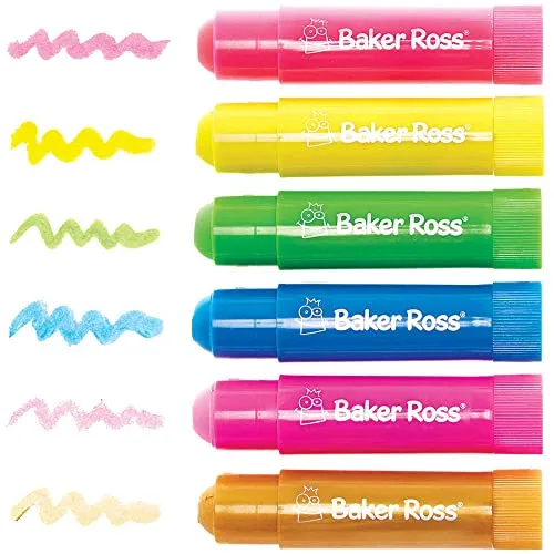 Baker Ross FC552 Poster Stifte in Feenfarben