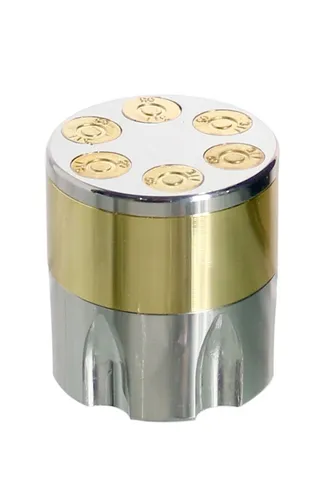 1x Champ High Kräuter Mühle 41mm 3-teilig Bullet Revolver