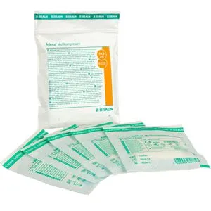 B.Braun Mullkompressen Askina, steril, 5 x 5cm, 8-fach, 10 Stück
