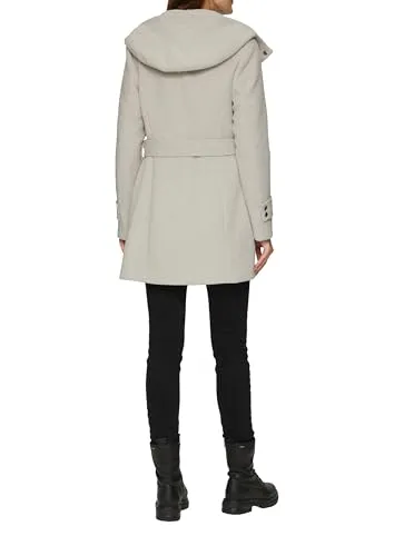 s.Oliver Kurzer Wollmantel mit Bindegürtel - Funktionsjacke aus wärmendem Wollmix, mit taillierter Passform und praktischem Bindegürtel, ideal für stilvolle Outdoor-Anlässe.