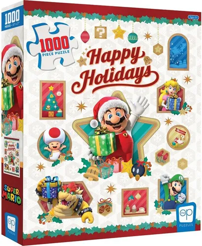 Super Mario™: Happy Holidays - 1000 Piece Puzzle
