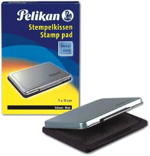 PELIKAN Stempelkissen 7 x 11 schwarz 2 obeb11 79558 Schreibwaren