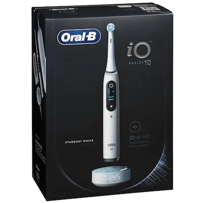 Oral-B iO 10 - Elektrische Zahnbürste mit iOSense, 7 Putzmodi und 3D-Analyse, für professionelle Reinigung und gesundes Zahnfleisch in nur einer Woche