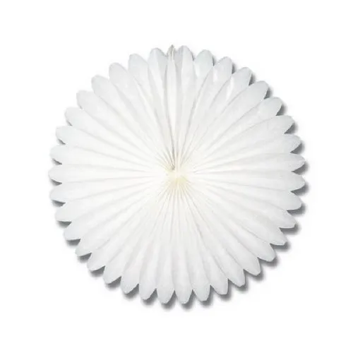 Everflag Dekofächer Weiß 60cm, schwer entflammbar von Everflag