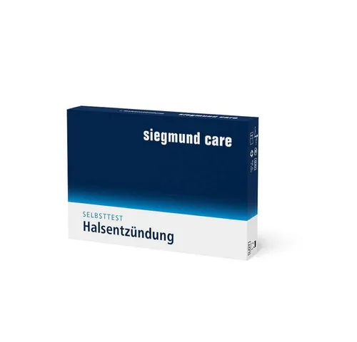 Siegmund Care Streptokokken Schnelltest - Strep A Selbsttest für die ganze Familie - Einfacher Selbsttest für den schnellen Nachweis von Streptokokken-Infektionen. Erhalten Sie in wenigen Minuten zuverlässige Ergebnisse und handeln Sie schnell bei Symptomen wie Halsschmerzen.