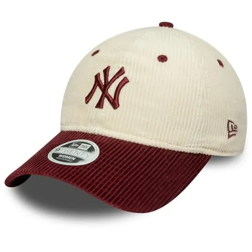 New Era 9Twenty Damen Cap - KORD New York Yankees beige - Hüte & Mützen, modisches Baseballcap aus 100% Baumwolle, perfekt für den Sommer und ideal für Freizeitaktivitäten.