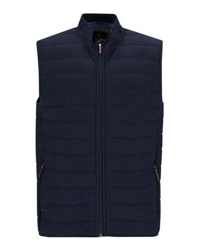 Hajo Kurzweste Indoor-Sweatweste ohne Arm in blau von Hajo