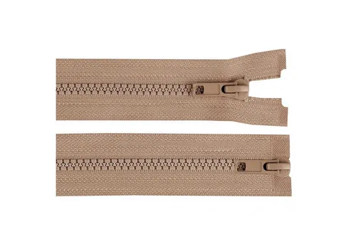 maDDma Reißverschluss 1 Reißverschluss 2-Wege 5mm 90cm teilbar Autolock Farbwahl, cappuccino