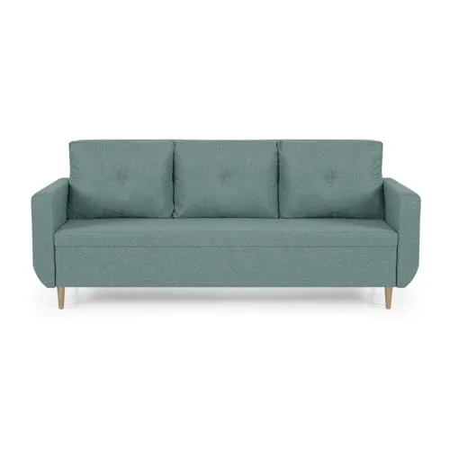 SENTO TRADE Schlaffsofa 3-Sitzer, Doro (Minze)