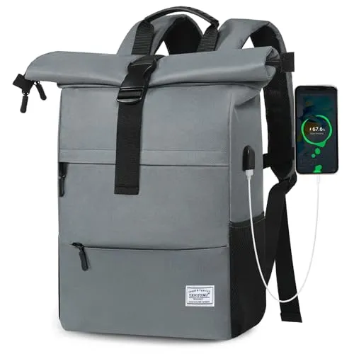 Mofut Freizeitrucksack mit Laptopfach und USB-Anschluss - Vielseitiger Rucksack mit gepolstertem Laptopfach für Geräte bis 15,6 Zoll und praktischem externen USB-Anschluss. Ideal für Alltag, Reisen und Outdoor-Aktivitäten.