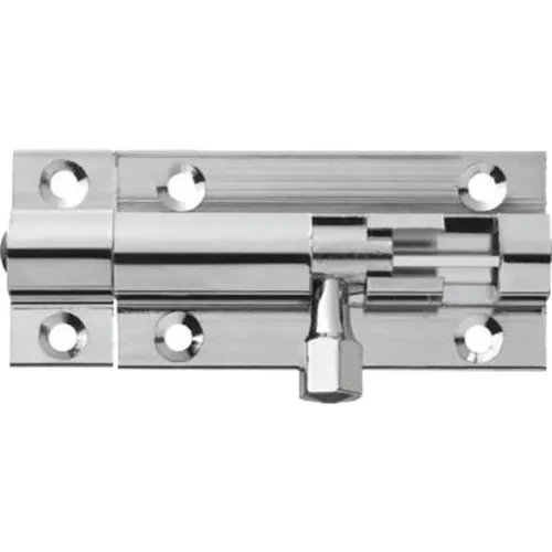 Schieberiegel Messing verchromt 65 mm