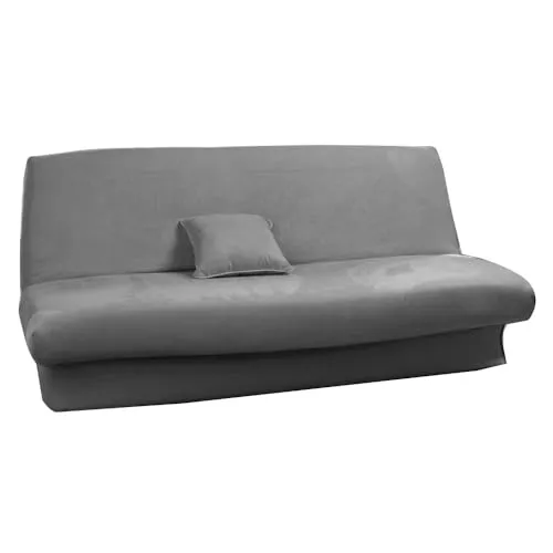 Antonouse Bezug für Schlafcouch, ausziehbar, 120 bis 140 cm, 180 bis 200 cm, Grau