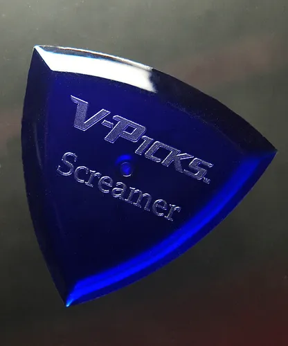 V-PICKS Screamer Pick sapphire blue