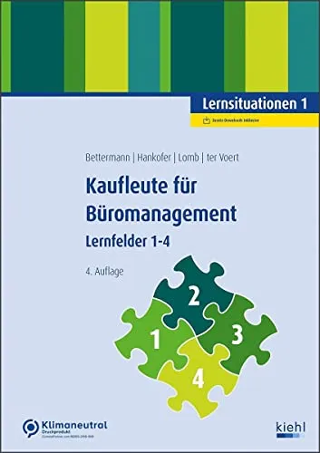 Kaufleute für Büromanagement - Lernsituationen 1: Lernfelder 1-4 - Hörbuch für die Ausbildung von Kaufleuten im Büromanagement, ideal zur Vertiefung der Lernfelder 1-4 und zur optimalen Prüfungsvorbereitung.