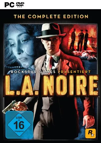 L.A. Noire - The Complete Edition - Action-Adventure-Spiel für PC mit Zugriff auf alle Erweiterungen, 3D-Unterstützung und grafischen Verbesserungen für ein immersives Erlebnis im Los Angeles der 1940er Jahre.