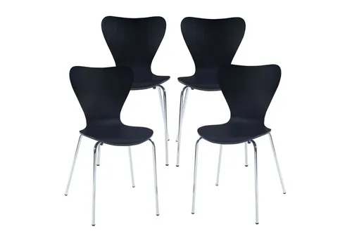 [en.casa] Esszimmerstühle 4er Set Essunga