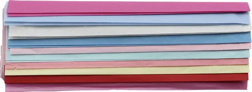 Seidenpapier 50 x 70 cm 10 St matt, 10 verschiedene Farben