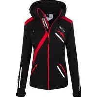 Rock Creek Softshell Jacke Schwarz - Wasserabweisende und winddichte Damen Jacke für Outdoor-Aktivitäten. Hochwertige Verarbeitung und atmungsaktive Materialien sorgen für optimalen Tragekomfort bei jedem Wetter.