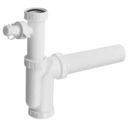 Bruckner Spülbecken-Siphon mit Abzweig 6/4