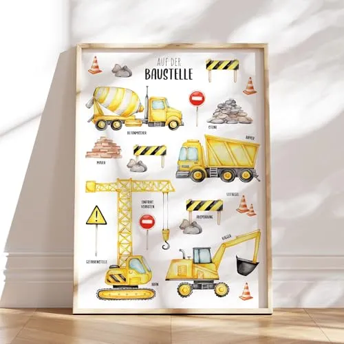 Poster & Bildende Kunst Gelb von MeinBaby123