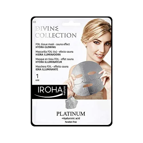 Iroha Divine Collection Gesichtsmaske Hydra Glowing mit Platinum & Hyaluronsäure
