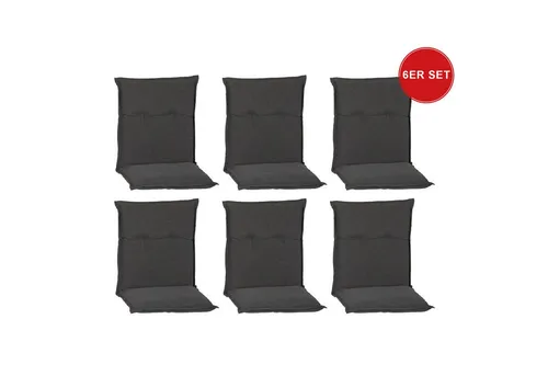 beo Polsterauflage Saumauflage Niedriglehner Barcelona im Set, (Set), Gartenstuhlauflage, Sitzauflage, Sitzkissen Outdoor, 101x50x6 cm